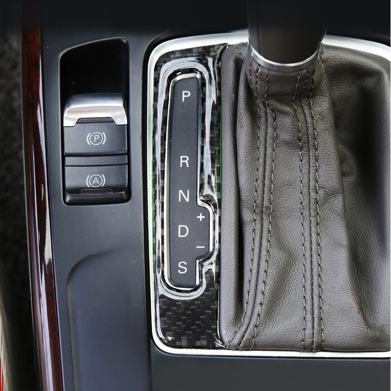 

Car Carbon Fiber Center Control Gear Shift Panel Switch Button Cover Sticker Trim For Audi A4 B8 A5 Q5 2009- 2013 2014 2015 2016