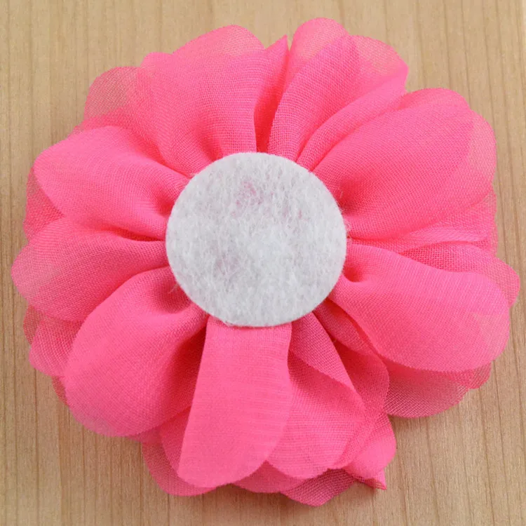 30pcs/lot  Soft Ballerina Flowers with Rhinestone Center 15 colors