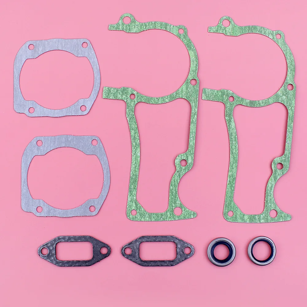 Crankcase Cylinder Muffler Gasket Oil Seal Set For Husqvarna 362 365 371 372 XP Chainsaw Part