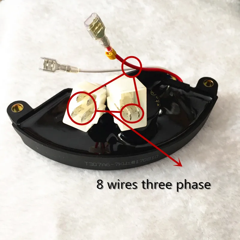 High Quality CQJY 5KW 6KW 7KW three phase AVR For Gasoline Generator CL10200DXEW-3,8wires Automatic Voltage Regulator 400V 470UF