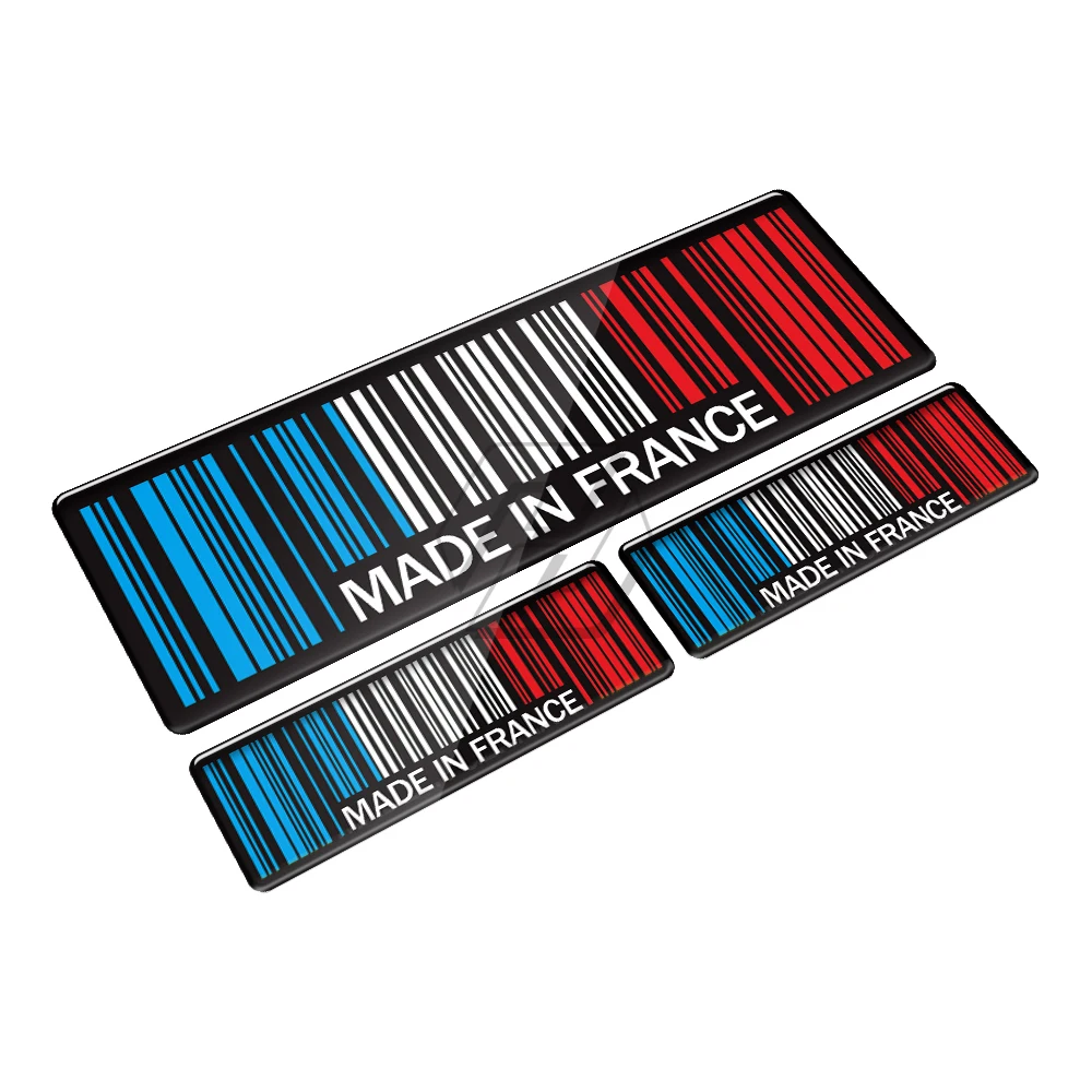 High Quality 3D Bar Code Sticker Made In Italy Motorcycle Tank Pad Decal Case for Honda Yamaha Suzuki Kawasaki  BMW