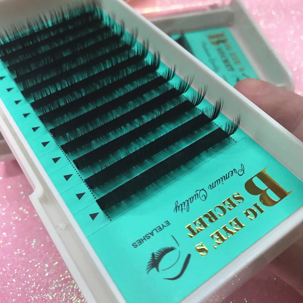 

1 Tray/Set South Korean Silk lashes Individual Eyelashes Extension All Curl & Length Avaliable Premade Fans Lashes Free Shipping