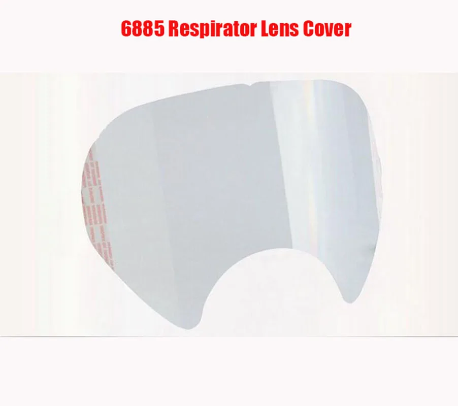 1-25PCS 3M 6885 RESPIRATOR LENS Protective film COVER USE For 3M 6800 Full Face Dust Gas Respirator mask(Not mask)