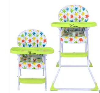 Free shipping children eat chair. The portable folding multi-function plastic baby chairs and tables for dinner.