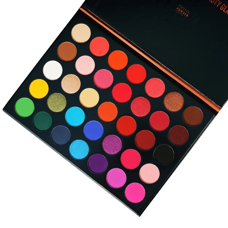 35 Colors Makeup Palette Eyeshadow Solid Diamond Shimmer Matte Waterproof Natural Highly Pigmented Smooth Club Maquiagem Beauty