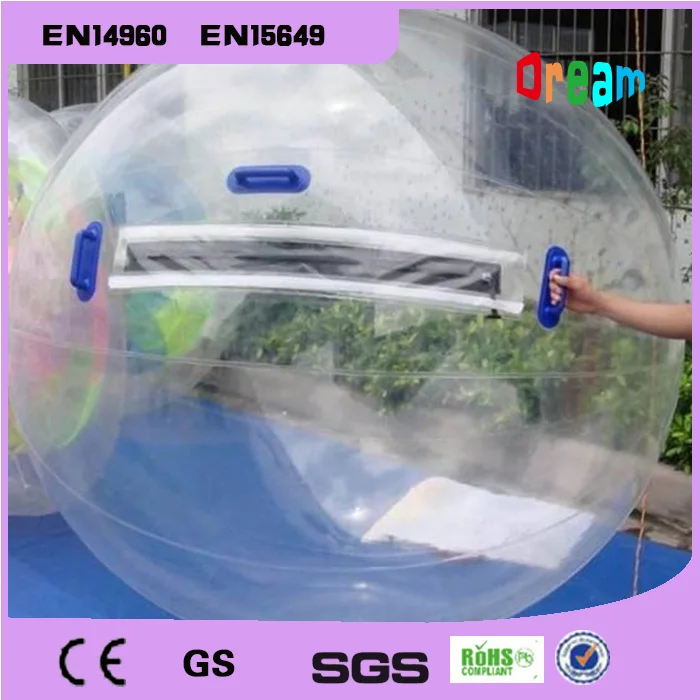 Heißer Verkauf 2 m 0,8mm TPU Aufblasbare Wasser Zu Fuß Ball Menschliche Hamster Ball Wasser Ball Zorb Ball