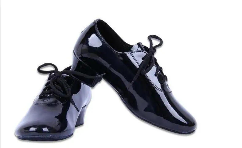 Hot Sale Cheap Black Salsa Tango Ballroom Dance Shoes Men / Latin Dance Shoes Men