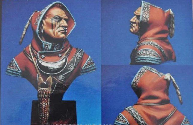 

Новый разобранный 1/10 хурон воин солдат бюст фигурка Смола Набор DIY игрушки неокрашенные наборы