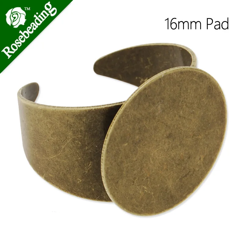 

16mm antique bronze Plated Adjustable Ring Blanks Base With Pad,fit 16mm cabochon,Sold 20pcs/lot-C4657