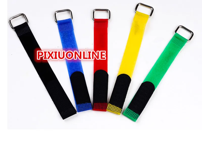 1PCS/LOT  YT1107  5 Colors  Cable Tie With Buckle/hasp  Wide 2 cm  Length 120 cm Hookloop Nylon Fastening Tape  Magic Tape Strap