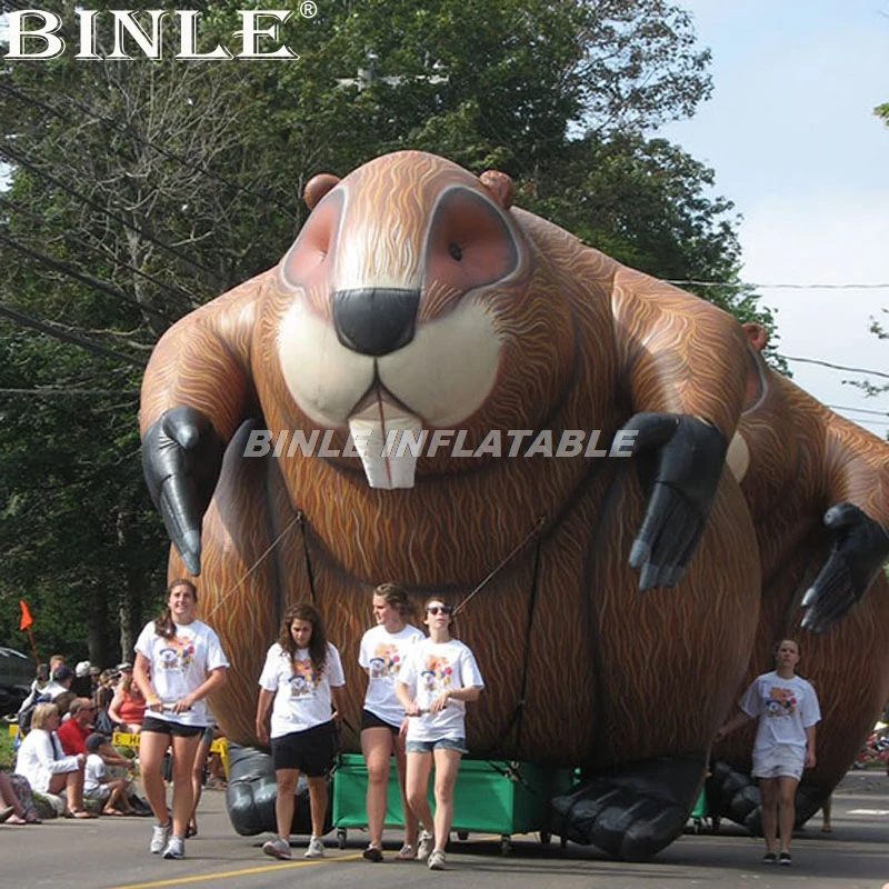 

Outdoor decoration giant inflatable beaver inflatable gopher mouse large animal balloons for sale