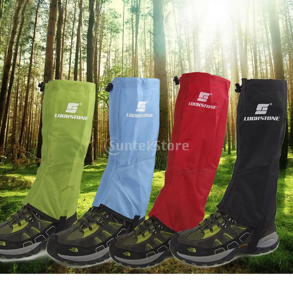 New 2014 Brand New 1 Pair Waterproof Hiking Climbing Snow Legging Gaiters Leg Covers 4 Colors - Small Size