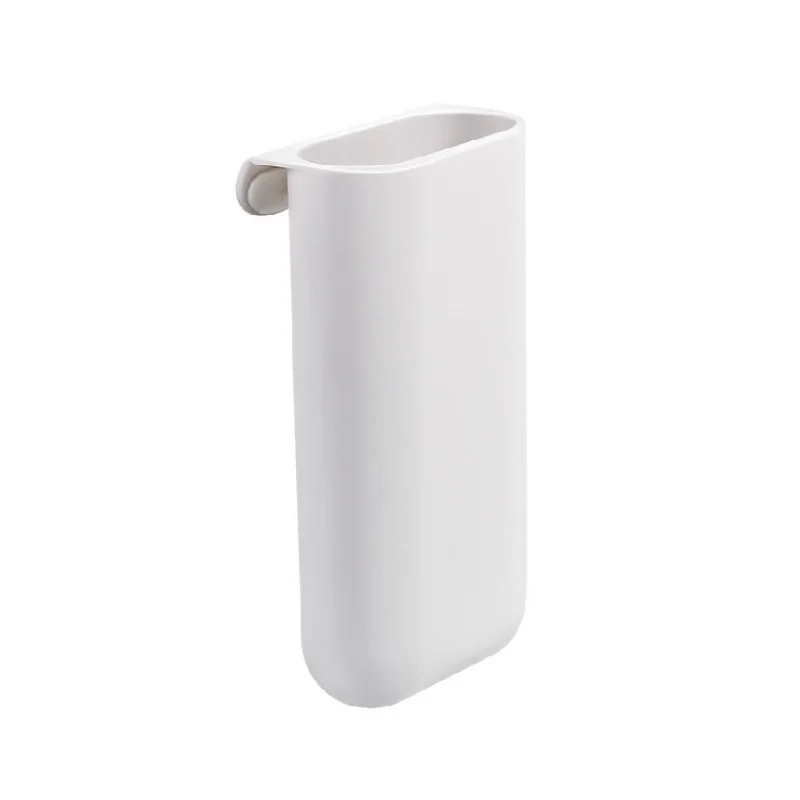 Stationery Pen Holder Makeup Storage Stick On Desktop Plastic Office Pencil Box Desk Organizer Brush Pot