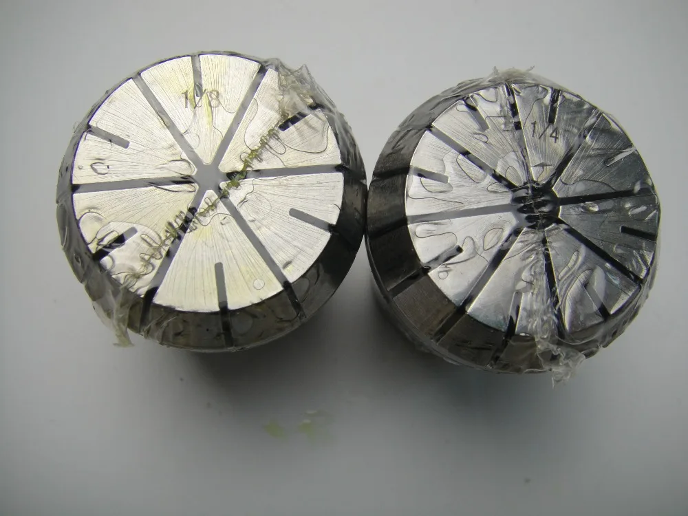 Pinza de resorte estándar imperial ER40 de 2 piezas para husillo de fresadora cnc 1/8 y 1/4
