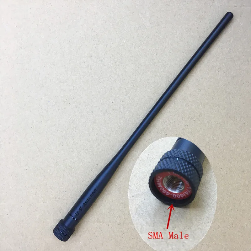 136-174 400-480mhz ham antenna SMA Male for Wouxun KG-UV8D,KG-UV6D,YAESU ,Vertex Standard,Linton etc walkie talkie