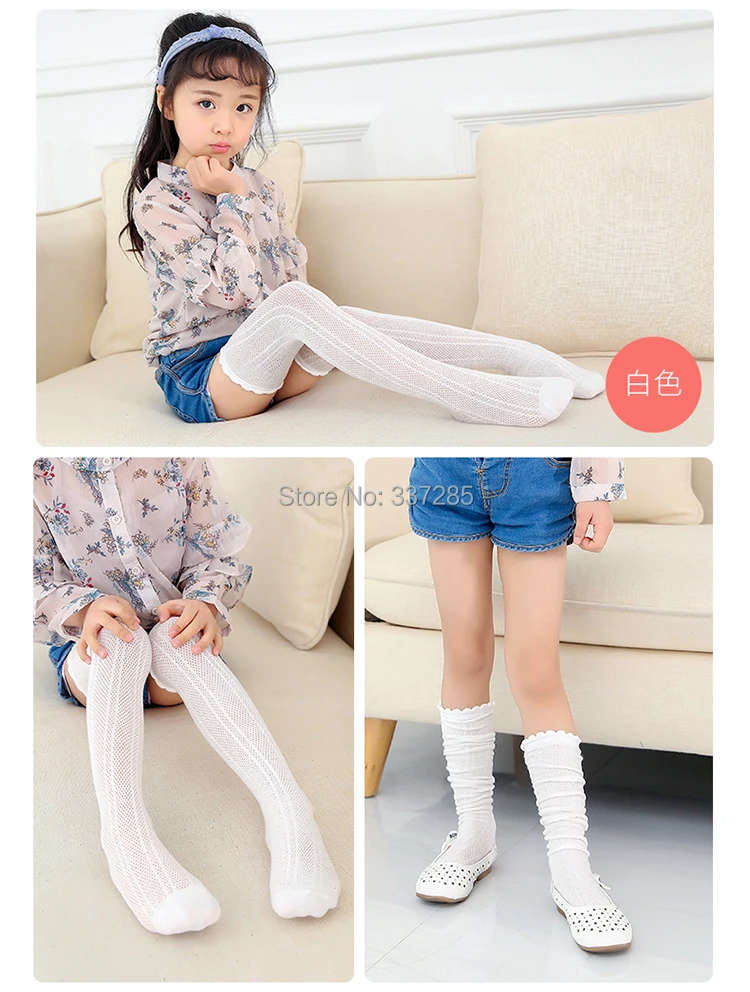 Sommer Kinder Netz Anti-Mücken Socken Baby Mädchen Kinder Überkniestrümpfe Prinzessin Cartoon Knöchelkurze Kniestrümpfe für Kinder – Detail 10