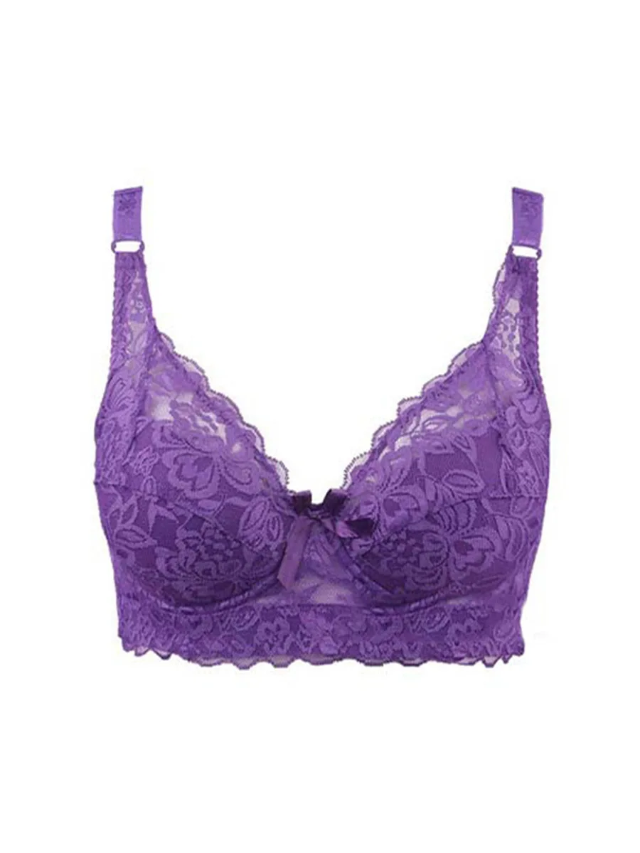 Women's Plus Size Lace Underwire Bralette