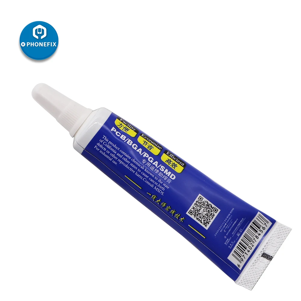 MECHANIC 15ML TF350 No-Clean Soldering Flux Paste Lead-Free Solder Paste for iPhone Motherboard BGA PCB CPU Soldering Tool