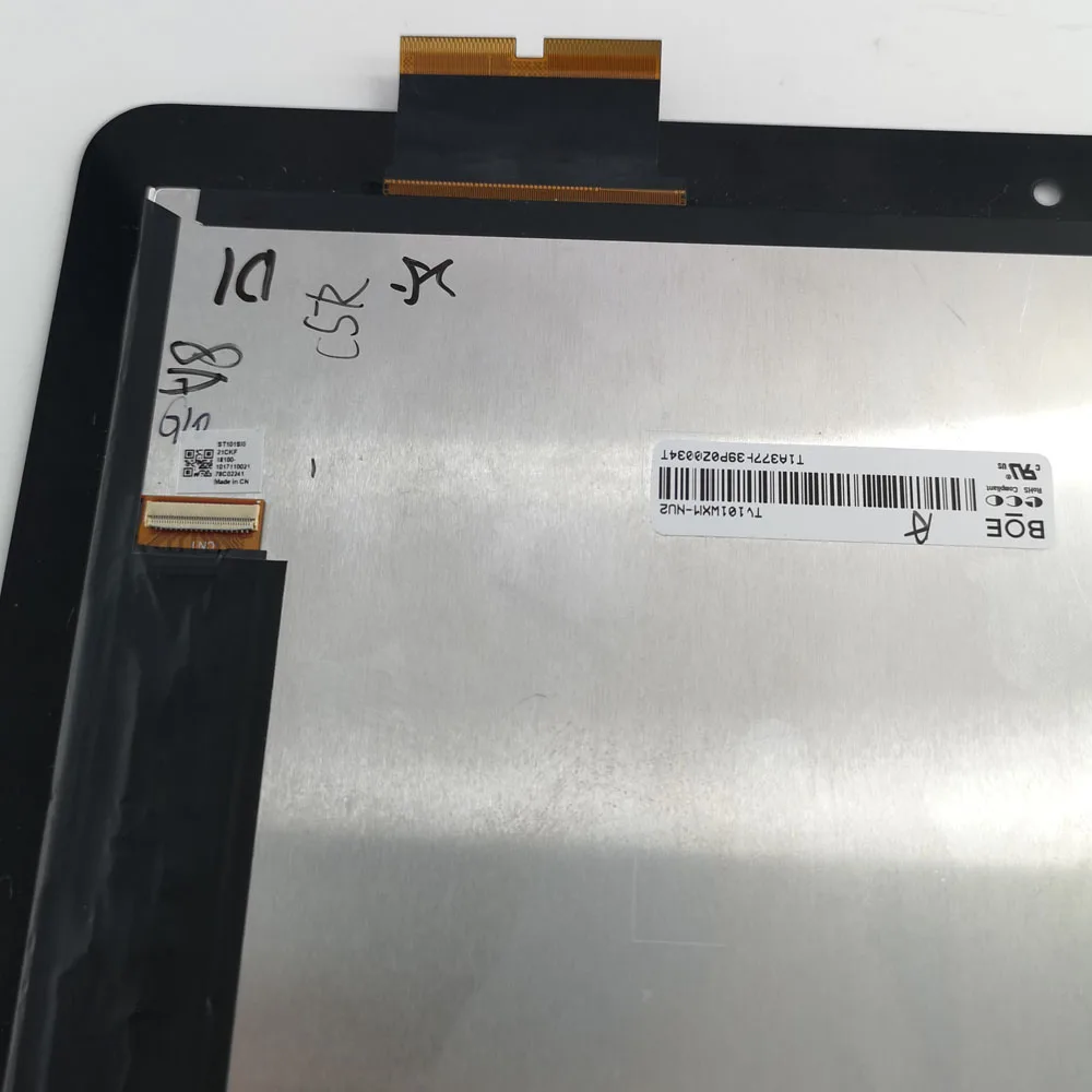 Imagem -04 - para Asus Transformador Livro T101ha T101h T101 Display Lcd Touch Screen Digitizer Painel Monitor