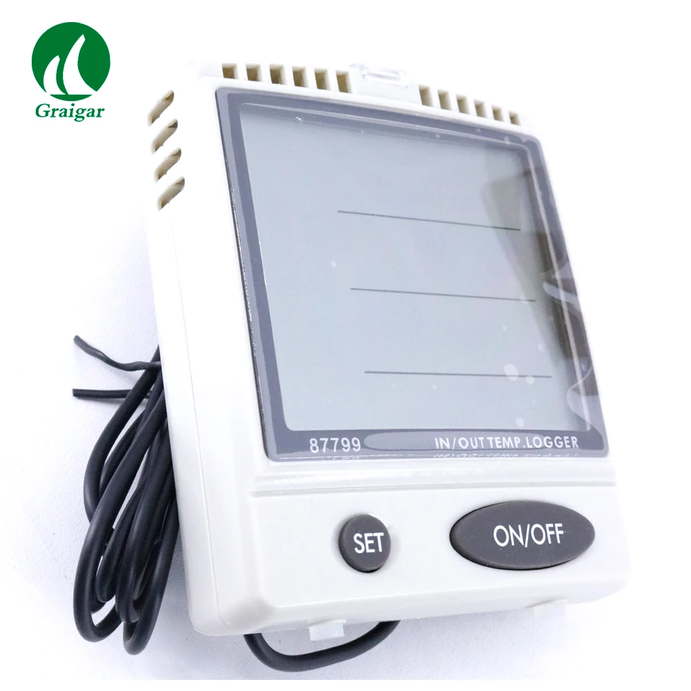 AZ87799 Humidity Temperature Datalogger Simultaneously Displays Temperature and Humidity