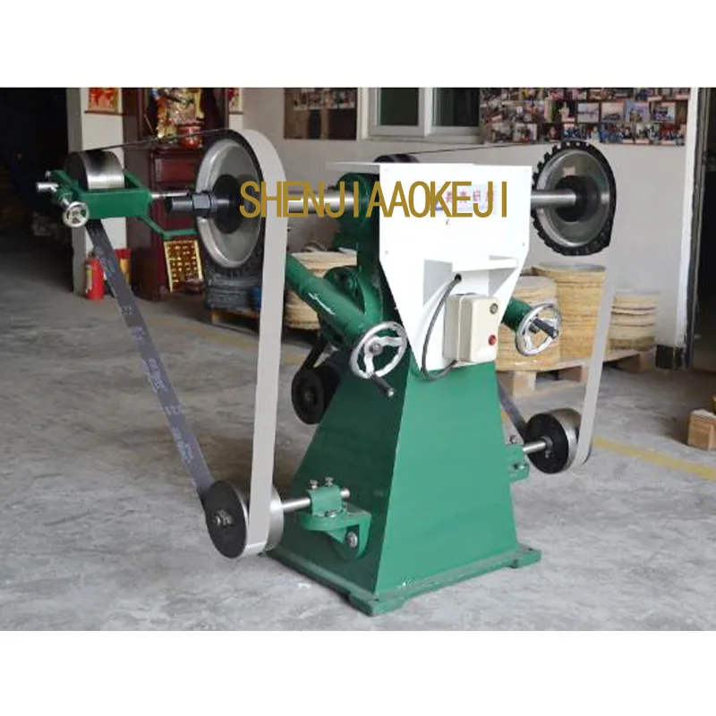 4kw electric sand belt machine Triangle sand belt grinding polishing machine swing arm type Telescopic sandblasting machine