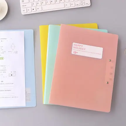 A3/A4  file folder multi-function storage clip data folder document file folder 3 pieces