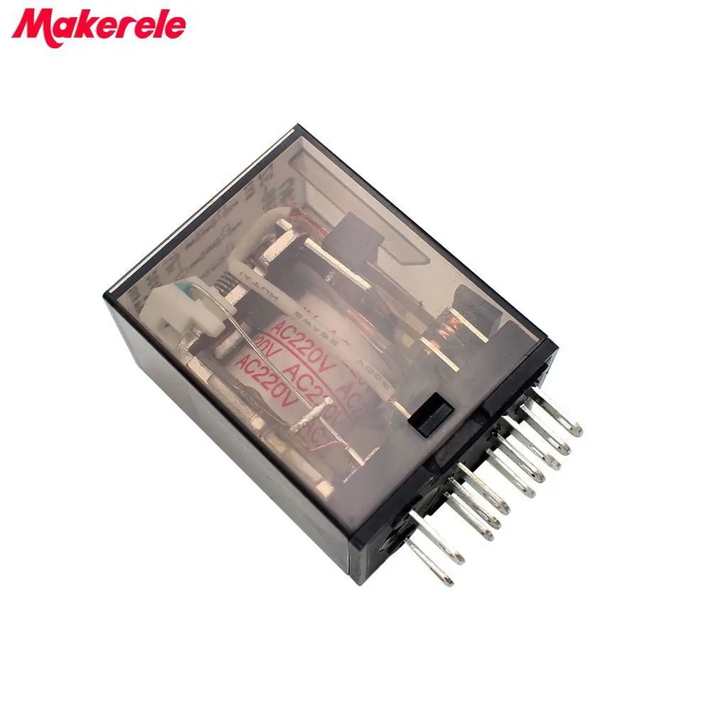 Hot Sale HHC68B-3Z HH53P My3 DC 24v 11 Pin Solid State Relay 220v Ac 5A Mini Electromagnets 3pdt Rele