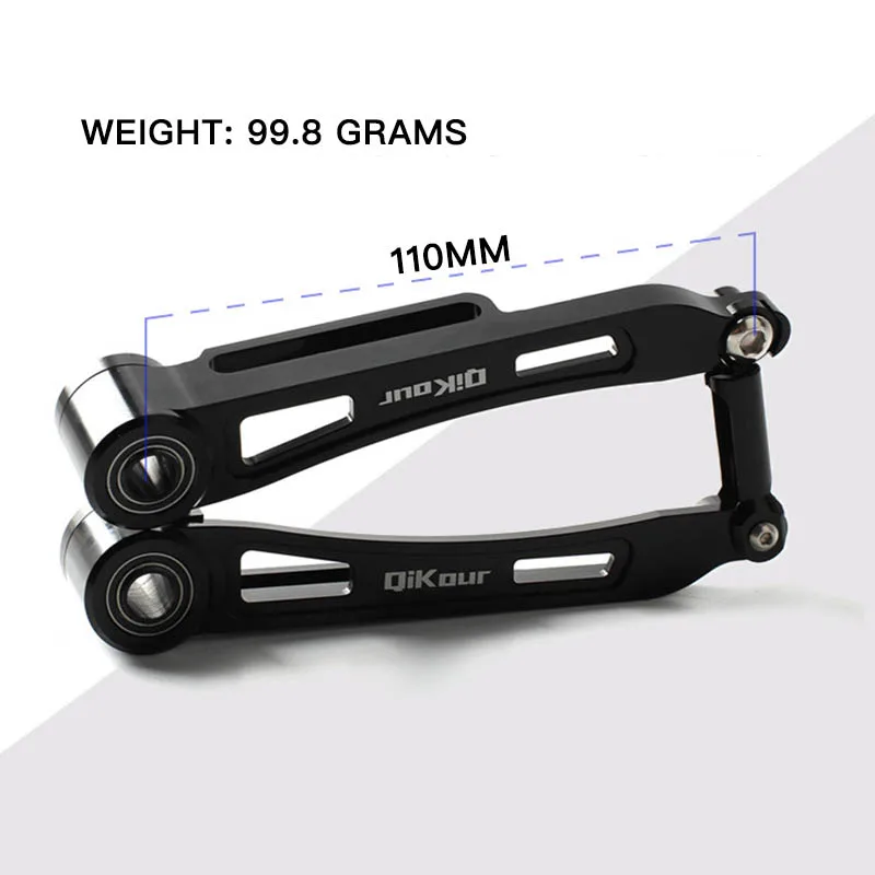 MUQZI 1 Pair   Mountain Bike Bicycle CNC Ultralight V Brake Clamp Folding Car Long Arm V Brake Aluminum Alloy Modification Brake