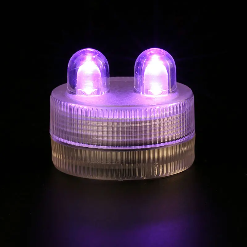 

10pcs Submersible LED Lights Tea Lights Battery Operated Base Wedding Decor Lights Paper Lantern Lights