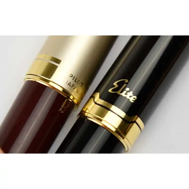 Pilot Elite 95s 14k Gold Pen EF/F/M nib Limited Version Pocket Fountain Pen Champagne Gold/Black Perfect Gift