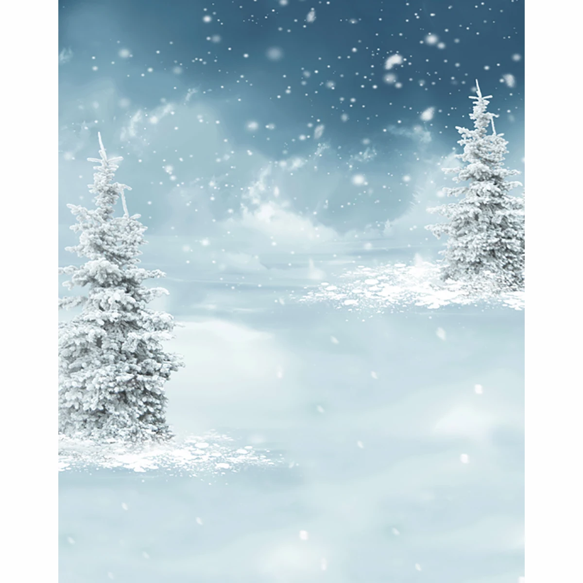 New Christmas fir-tree backgrounds photo winter background snow snowflakes in winter kids photocall 10x10ft photography backdrop