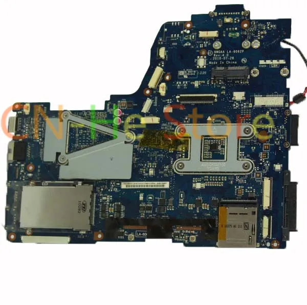 JOUTNDLN FOR Toshiba Satellite A665 A660 Laptop Motherboard DDR3 NWQAA LA-6062P K000109850 HM55 GT310M GPU