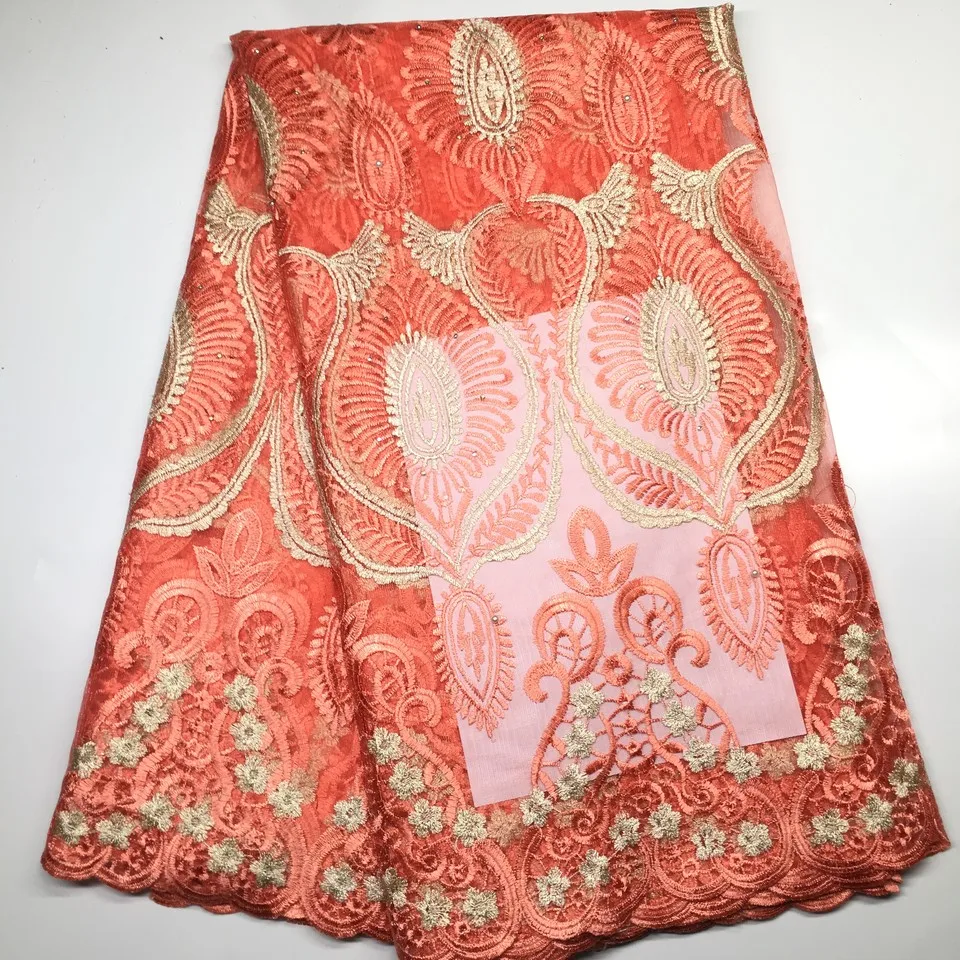 2021 Latest African French Lace Fabric High Quality Swiss Voile Lace Purple Color Tulle Lace Fabric For Sewing Wedding Dress