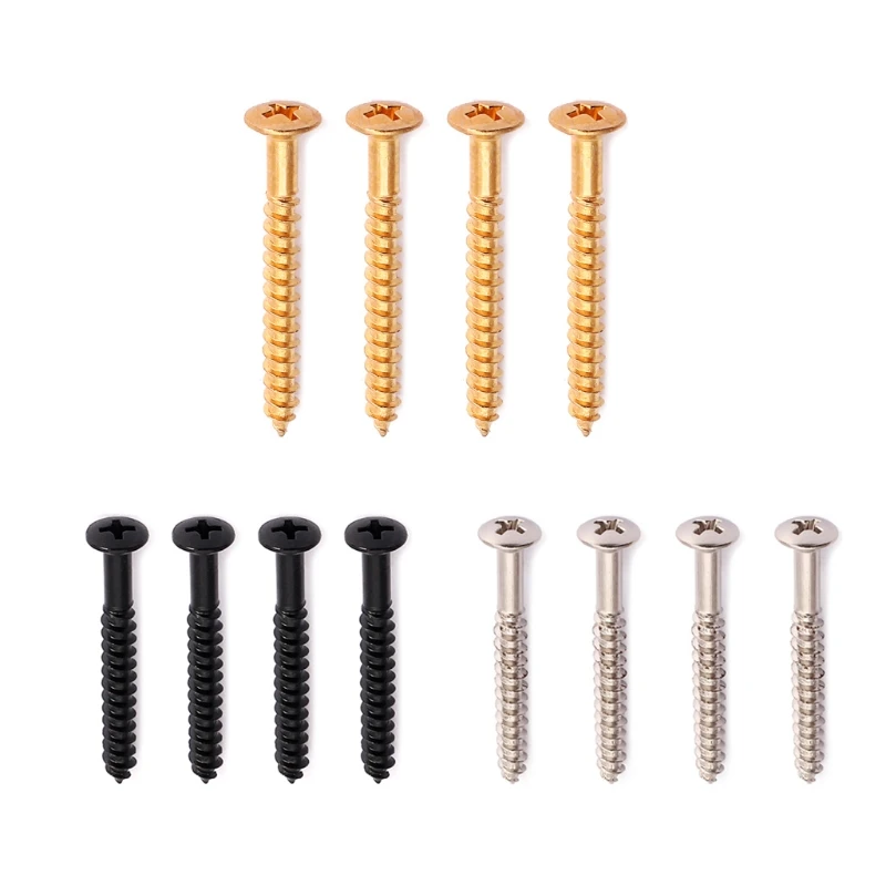 Neck Plate Mounting Screws For Bolt-On Neck For Fender Strat Guitar Parts Accessory