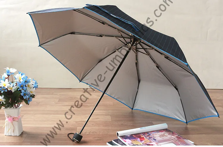 

(3lots get 1lot free)Ox carbon anti-thunder fiberglass windproof velvet parasol Anti-UV business compact pocket folding umbrella