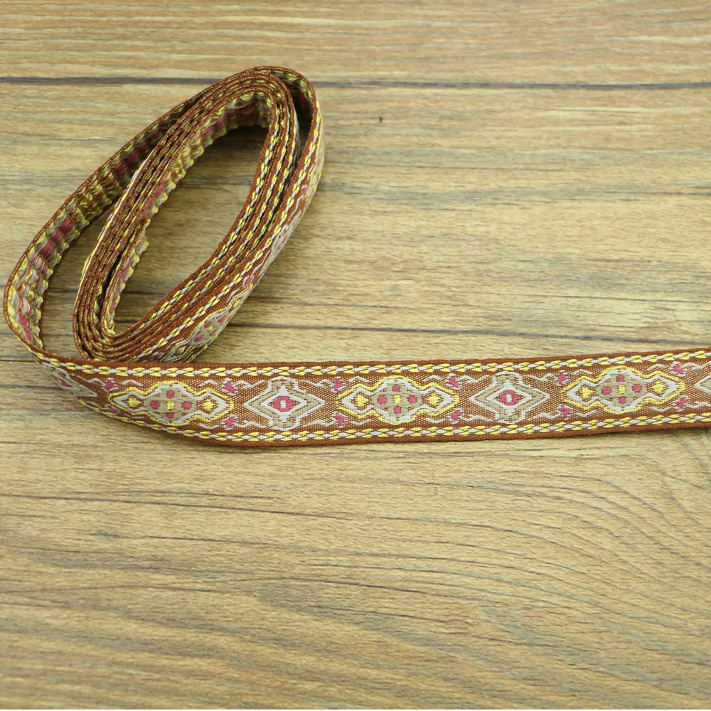 Free delivery 5yards a variety of colors to choose national clothing with collars, cuffs, cloth belt accessories Q736