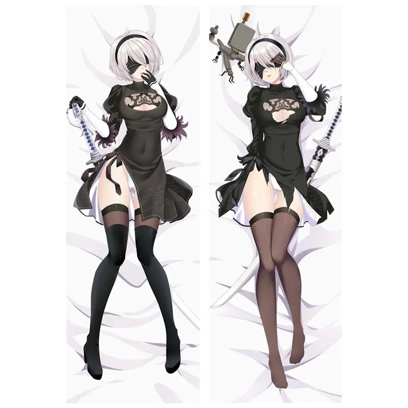 Anime Game NieR:Automata Decorative Pillow Case YoRHa Type A No. 2b 9S pillow Cover Double-sided Bedding Body Hugging pillowcase