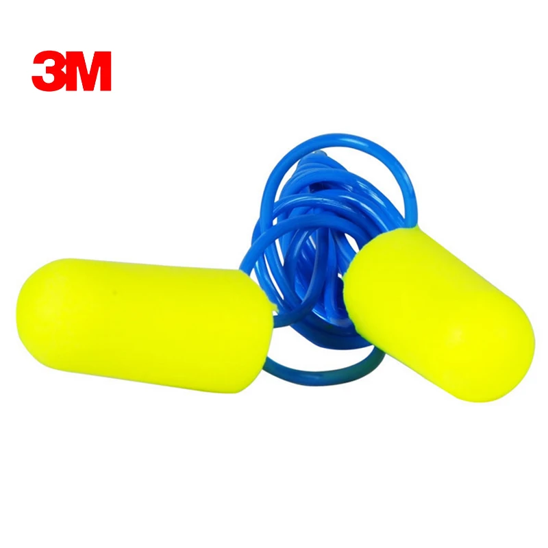 

5pairs Authentic 3M 311-1250 PU Foam Soft corded Ear Plugs Anti-noise sleeping Reduction Norope Earplugs Protective earmuffs