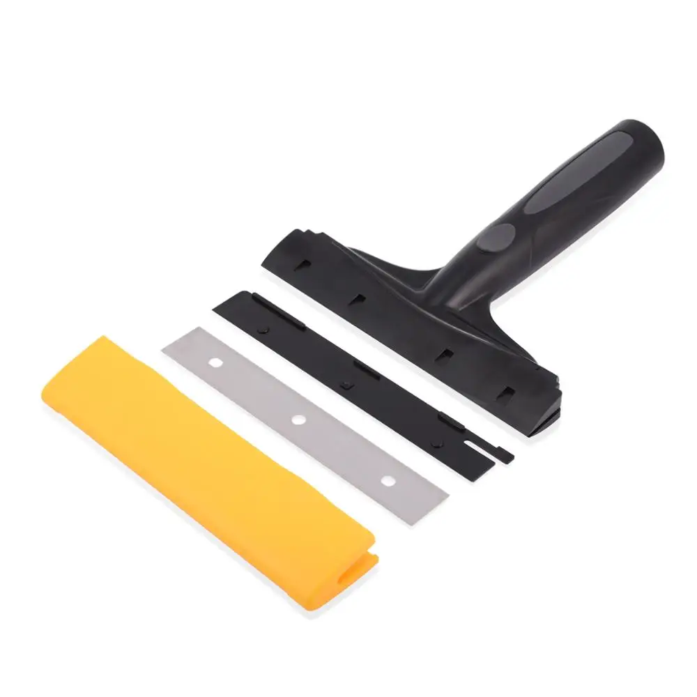 EHDIS 25pcs Steel Blades for Carbon Fiber Handled Scraper Vinyl Wrap Car Sticker Remover Squeegee Window Tint Tools Accessories