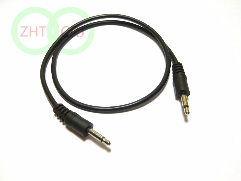 50pcs mini 3.5mm mono plug to 3.5mm mono audio cable 20cm 30cm 50cm 100cm