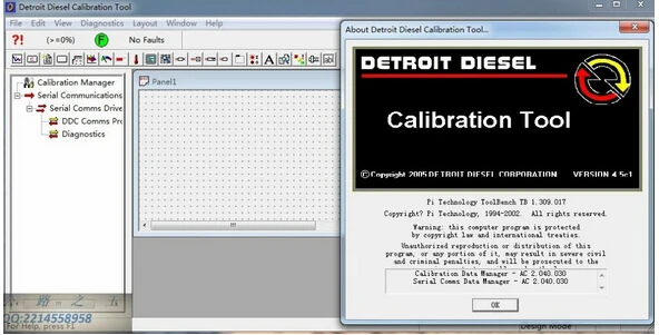 Detroit Diesel Calibration Tool (DDCT) v4.5 English + Calibrations + Metafiles + Crack + Instruction