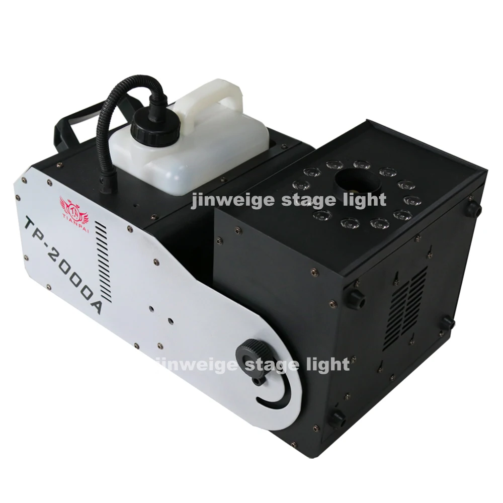 Haze Stage Special Effect RGB 3IN1 2000W Led Smoke Machine Fog Machine 180 Degree Adjusting DMX/Remote control