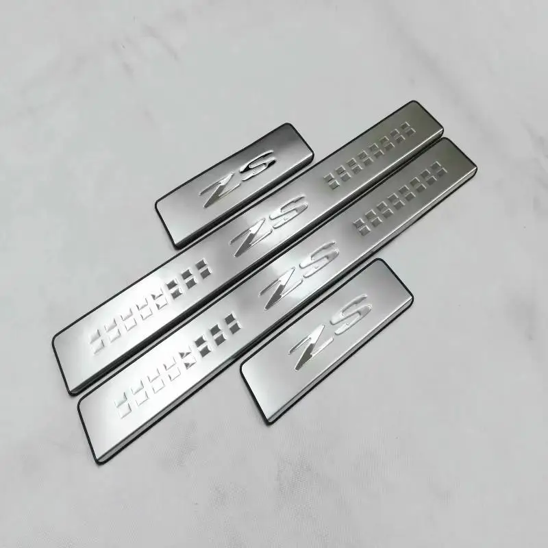 Car Accessories Original Threshold Bar For MG ZS 2017 2018 2019 2022 2023 2024 Door Sill Protector  Plate Trim Styling 4pcs