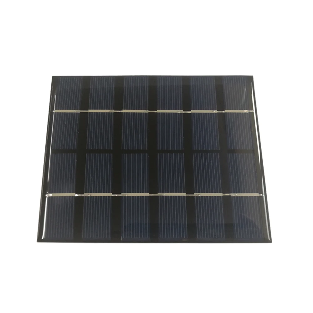 Balaike 6V 2.4W 136x110mm epoksydowe panele słoneczne Mini ogniwa słoneczne krzem polikrystaliczny zastosowanie do DIY solarna ładowarka do