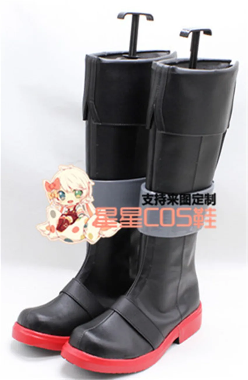 

Kantai Collection Black Long Cosplay Shoes Boots X002