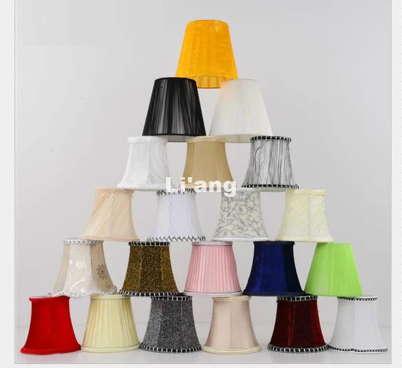 

6pieces/Lot Pendant Fabric Drawing Lampshade Art Pendant Lights For Living Room Bedroom Decor Modern Lighting Modern Lampshade