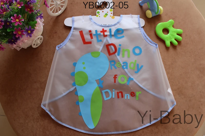 

Free Shipping YB0002-05 Baby bib Infant saliva towels Baby Waterproof bib Painting clothes 12Pieces/Set