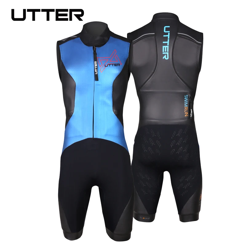 

UTTER Swimrun Sleeveless Vest SCS Yamamoto Neoprene Swimsuit Triathlon Suit Wetsuit for Surfing Swimwear