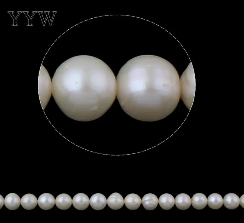 High Quality 9-10mm Natural Freshwater Pearl Beads white Pearl Round Loose Beads For DIY Necklace Bracelat Jewelry Making