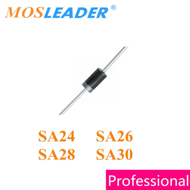 

Mosleader SA24 SA26 SA28 SA30 DO15 2000 шт. SA24A SA26A SA28A SA30A DIP SA22CA SA24CA SA28CA SA30CA